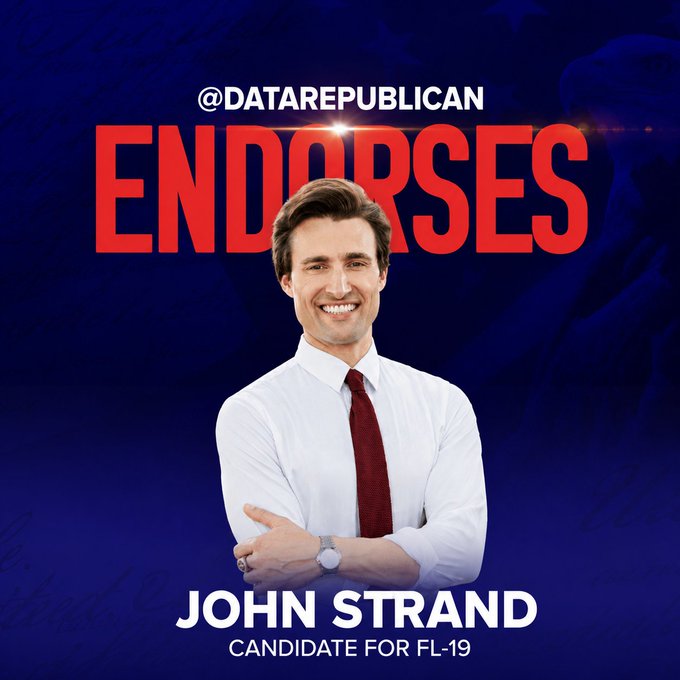 DataRepublican endorses John Strand