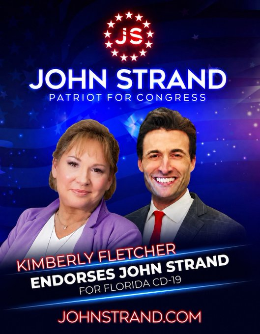 Kimberly Fletcher endorses John Strand