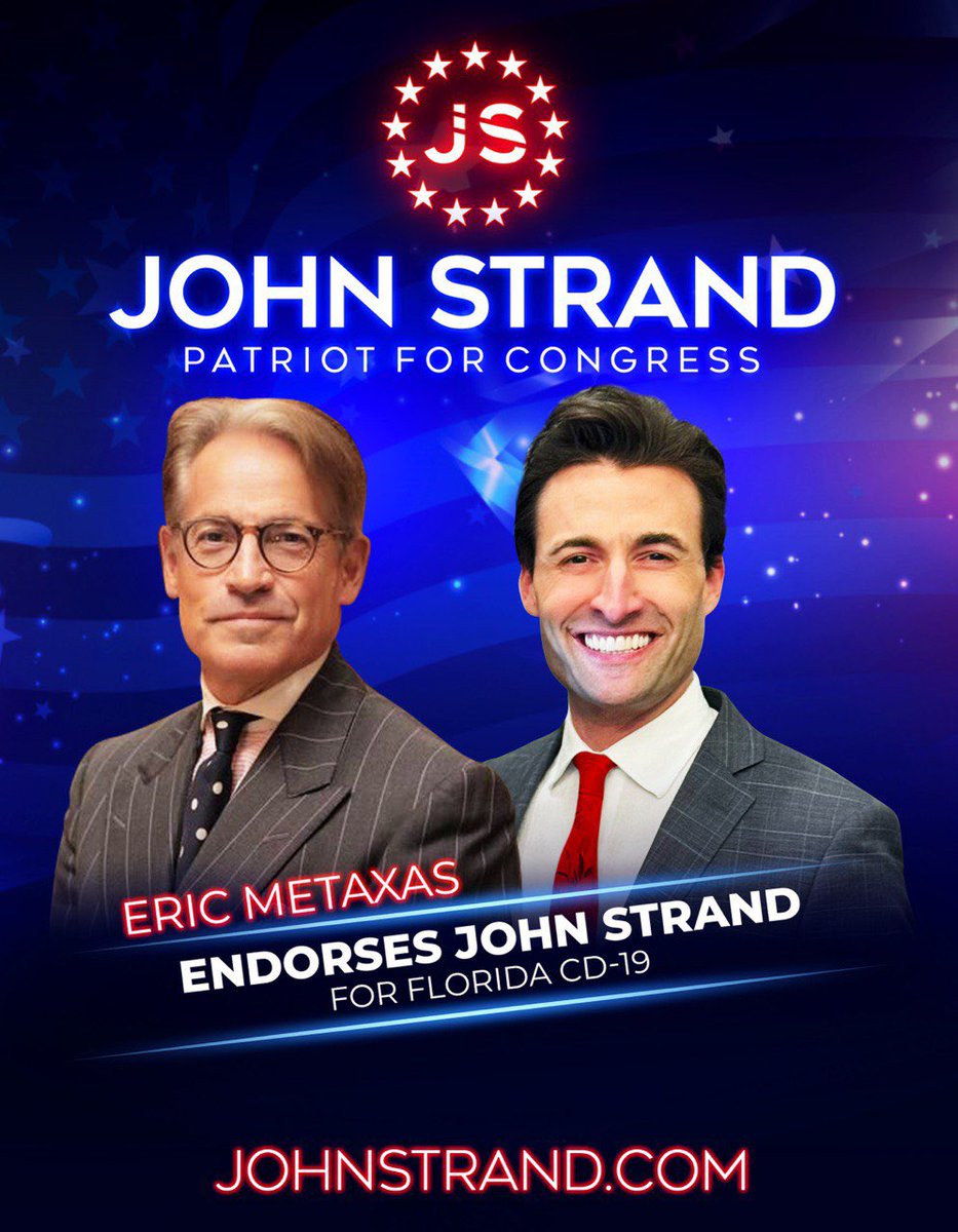 Eric Metaxas endorses John Strand
