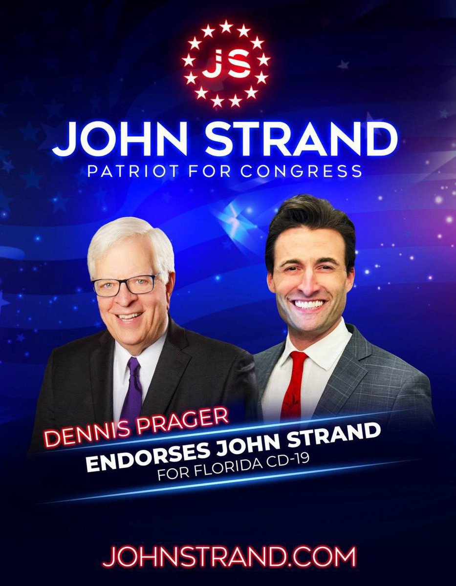 Dennis Prager endorses John Strand