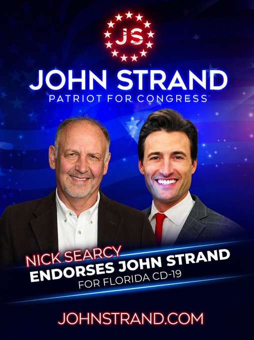 Nick Searcy endorses John Strand