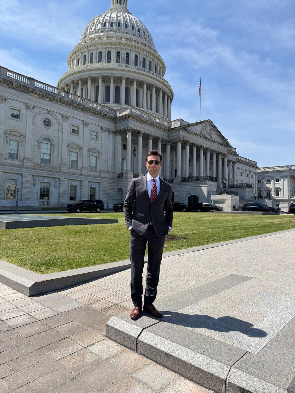 John Strand at the U.S. Capitol