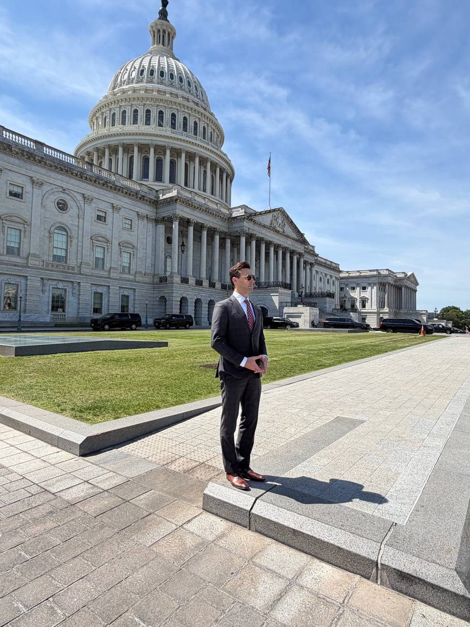 John Strand at the U.S. Capitol