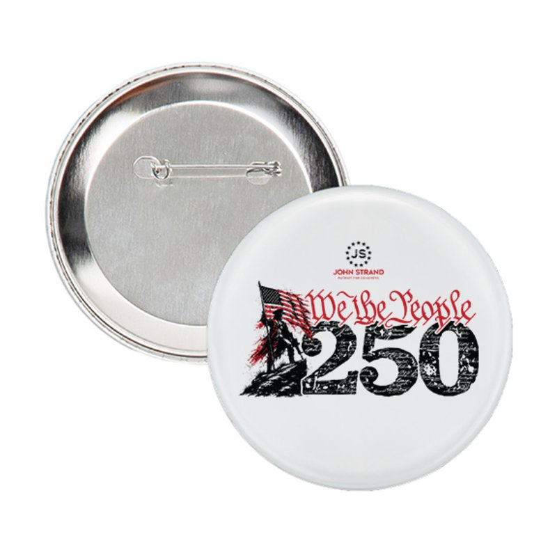 We The People 250 pin button